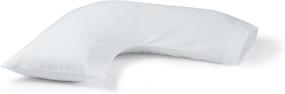 img 2 attached to 🌙 I AM The Large Boomerang Pillow, Pack of 1, White: Premium Comfort and Support