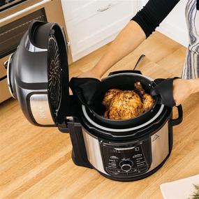 img 1 attached to 🍲 NINJA FD401 Foodi 8-qt. 9-in-1 Deluxe XL Cooker & Air Fryer-Stainless Steel Pressure Cooker, 8-Quart, (Renewed): Unbeatable Kitchen Appliance for Versatile Cooking