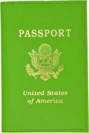 travel leather passport organizer protector travel accessories for passport covers логотип