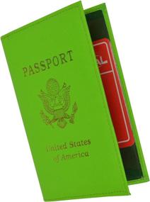 img 2 attached to Travel Leather Passport Organizer Protector Travel Accessories for Passport Covers