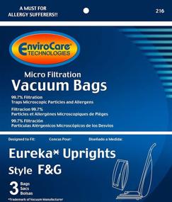 img 3 attached to 🧹 EnviroCare 3 Pack Replacement Micro Filtration Vacuum Bags for Eureka F&G Upright Models