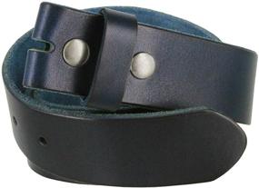 img 3 attached to Refined BS040 Vintage Grain Leather Strap: The Perfect Men's Belt Accessory