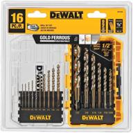 🔩 dewalt dw1956 drill pilot set - 16 pieces logo