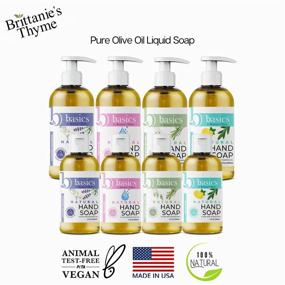 img 1 attached to 🍋 Brittanie's Thyme Natural Olive Oil Hand Soap, Lemon Sage - 12 fl oz, Pack of 3 - Cruelty Free, Vegan, No Synthetic Additives, No Sulfates, Paraben Free, Phthalate Free - Organic and Refreshing Cleanser