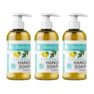🍋 brittanie's thyme natural olive oil hand soap, lemon sage - 12 fl oz, pack of 3 - cruelty free, vegan, no synthetic additives, no sulfates, paraben free, phthalate free - organic and refreshing cleanser logo