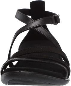 img 3 attached to Enhanced ECCO Women's Summer Cross Strap Sandal