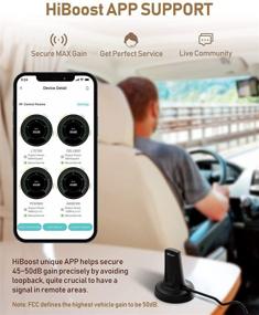 img 3 attached to 📶 Усовершенствованный усилитель сигнала для мобильных телефонов HiBoost для рекреационных автомобилей | Точная настройка МАКСимального усиления через приложение | Совместим с любыми американскими операторами - Verizon, AT&T, T-Mobile, Sprint и другими | Идеально подходит для домов на колесах, кемпинга, грузовиков, внедорожников и автомобилей