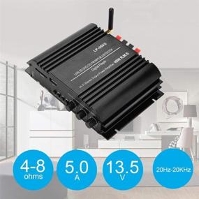 img 3 attached to 🔊 Tangxi Lepy Hi-Fi Stereo Home Audio Amplifier: 4-Channel 180w Bluetooth Power Amplifier for Car Vehicle Booster