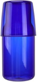 img 4 attached to 🥤 Cabilock Bedside Carafe Tumbler: The Perfect Midnight Food Service Solution