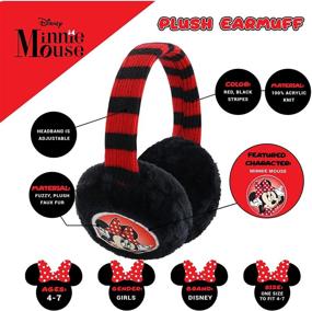 img 1 attached to Disney Plush Earmuffs Minnie Little