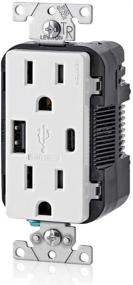 img 3 attached to Leviton T5633 W Charger Resistant Receptacle Electrical