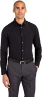 mizzen main button shirt large: stylish and versatile men's clothing for shirts logo
