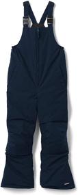img 4 attached to Lands' End Kids Squall Waterproof Iron Knee Bib Snow Pants: Durable Protection for Active Kids