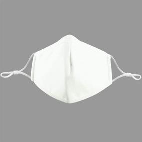 img 4 attached to 🎭 Adjustable Cloth Face Mask - Safe Sustain 3 PACK