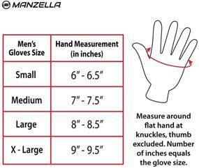 img 2 attached to 🧤 Medium Men's Manzella Cascade Convertible Gloves - Enhanced Accessibility for Outdoor Activities