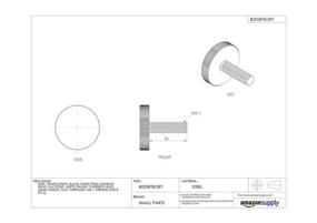 img 1 attached to Finish Knurled Oversized Threaded Threads