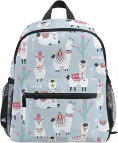 img 4 attached to Backpack Lightweight Preschool Toddler Girls Backpacks and Kids' Backpacks