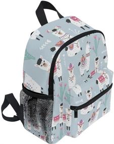 img 3 attached to Backpack Lightweight Preschool Toddler Girls Backpacks and Kids' Backpacks