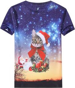 img 3 attached to 🎅 SSLR Santa Christmas Sweater Boys' Tops, Tees & Shirts - Shirts for Boys' Clothing