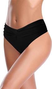 img 1 attached to SHEKINI Womens Cheeky Bikini Bottoms