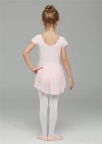 img 3 attached to Adorable MdnMd Toddler Girls Ballet Dance Leotards with Skirt: Perfect Ballerina Outfit Dress with Short Sleeves