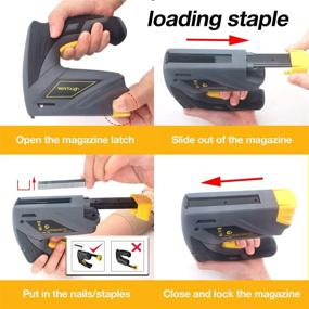 img 3 attached to 🔌 Uniteco Cordless Staple Gun: Efficient DIY Electric Stapler Tacker with Rechargeable USB Charger