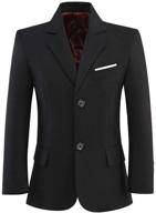 👔 premium plaid boys' blazer little dress sports suit for stylish occasions logo