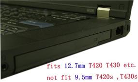 img 4 attached to Nimitz 2nd HDD SSD Hard Drive Caddy: Perfectly Compatible 🔁 with Lenovo Thinkpad T420 T430 T510 T520 T530 W510 W520 W530
