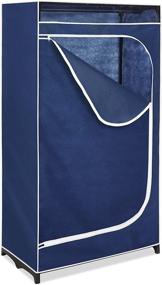 img 4 attached to 👚 Whitmor Clothes Closet - Durable Freestanding Garment Organizer with Reliable Fabric Cover