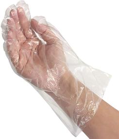 img 4 attached to Disposable Food Handling Long Cuff Poly Gloves - 2100-Piece Bundle 🧤 (4 Boxes) - One Size Fits Most - 525 Gloves per Box