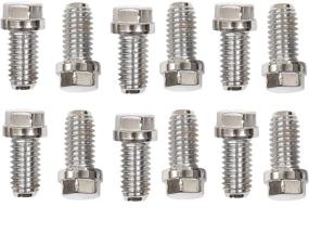 img 1 attached to 2210G Silver 12Pc 3/8-16X3/4 Stainless Steel Header Bolts by Mr. Gasket