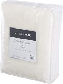 img 1 attached to Luxuriously Cozy Lavender Throw Blanket by Madison Park Microlight: Perfect for Bed, Couch, or Sofa
