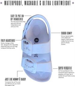 img 2 attached to Adorable and Versatile: Lucky 👶 Love Toddler Water Sandals for Boys