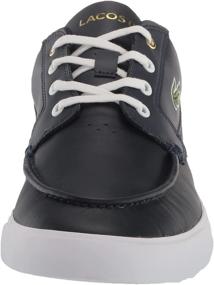 img 3 attached to 👟 Lacoste Carnaby Sneakers for Men: Black and White Shoes in Style