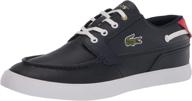 👟 lacoste carnaby sneakers for men: black and white shoes in style logo