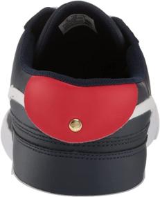 img 2 attached to 👟 Lacoste Carnaby Sneakers for Men: Black and White Shoes in Style