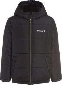 img 3 attached to 🧥 Timberland Boys' Heavyweight Puffer Jacket - Full Zip