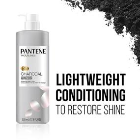 img 2 attached to 💆 Pantene Pro-V Blends, 17.9 жидких унций, кондиционер без сульфатов со включенным активированным углём.