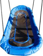 🌲 hi suyi platform boat swing 66 inch - hanging hammock lounger swing for fun-filled activities in tree backyard porch beach park playground - perfect for teens and adults logo