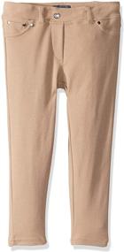 img 2 attached to 👖 Cherokee School Uniforms Girls' Heavy Jersey Skinny Pant: Durable and Comfortable for Schoolwear