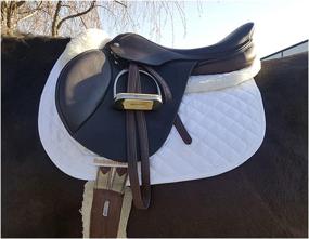 img 1 attached to Enhanced Comfort and Breathability: Back on Track Lightweight Baby Horse Riding Saddle Pad