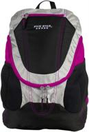 stylish and practical: five star purple mouth backpack - perfect for all your essentials! logo