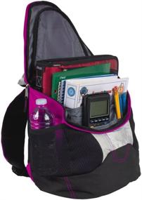 img 3 attached to Stylish and Practical: Five Star Purple Mouth Backpack - Perfect for All Your Essentials!