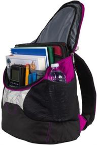 img 2 attached to Stylish and Practical: Five Star Purple Mouth Backpack - Perfect for All Your Essentials!