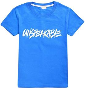 img 2 attached to 👕 UNSPEAKABLE Fashion Shirts: Trendy T Shirts for Boys' Clothing. Shop Tops, Tees & Shirts!