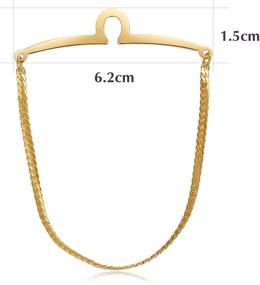 img 2 attached to 🔗 Yoursfs Silver and Golden Single Chain