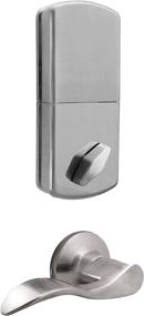 img 3 attached to 🔒 MiLocks DFL-02SN Electronic Touchpad Keyless Deadbolt and Passage Lever Combo, Satin Nickel