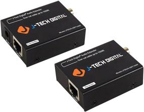 img 4 attached to 🔊 J-Tech Digital Optical/Coaxial Audio Extender/Converter over Cat5e/6 Cable up to 990' for Dolby Digital, DTS 5.1, DTS-HD, PCM [JTECH-AET1000]