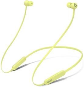 img 4 attached to Беспроводные портативные Bluetooth наушники Beats Flex с встроенным микрофоном - Цитрусово-желтый (обновленные)