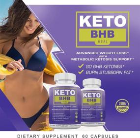 img 1 attached to 🔥 Keto BHB Real - Поддержка метаболической кетозы для продвинутой потери веса - 60 капсул - прием на 30 дней